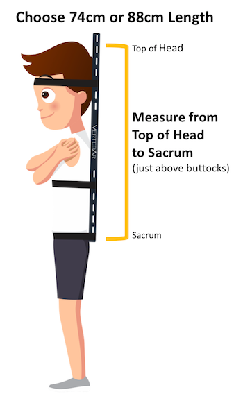 Vertebar Posture Guide - Blue